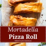 Mortadella Pizza Roll