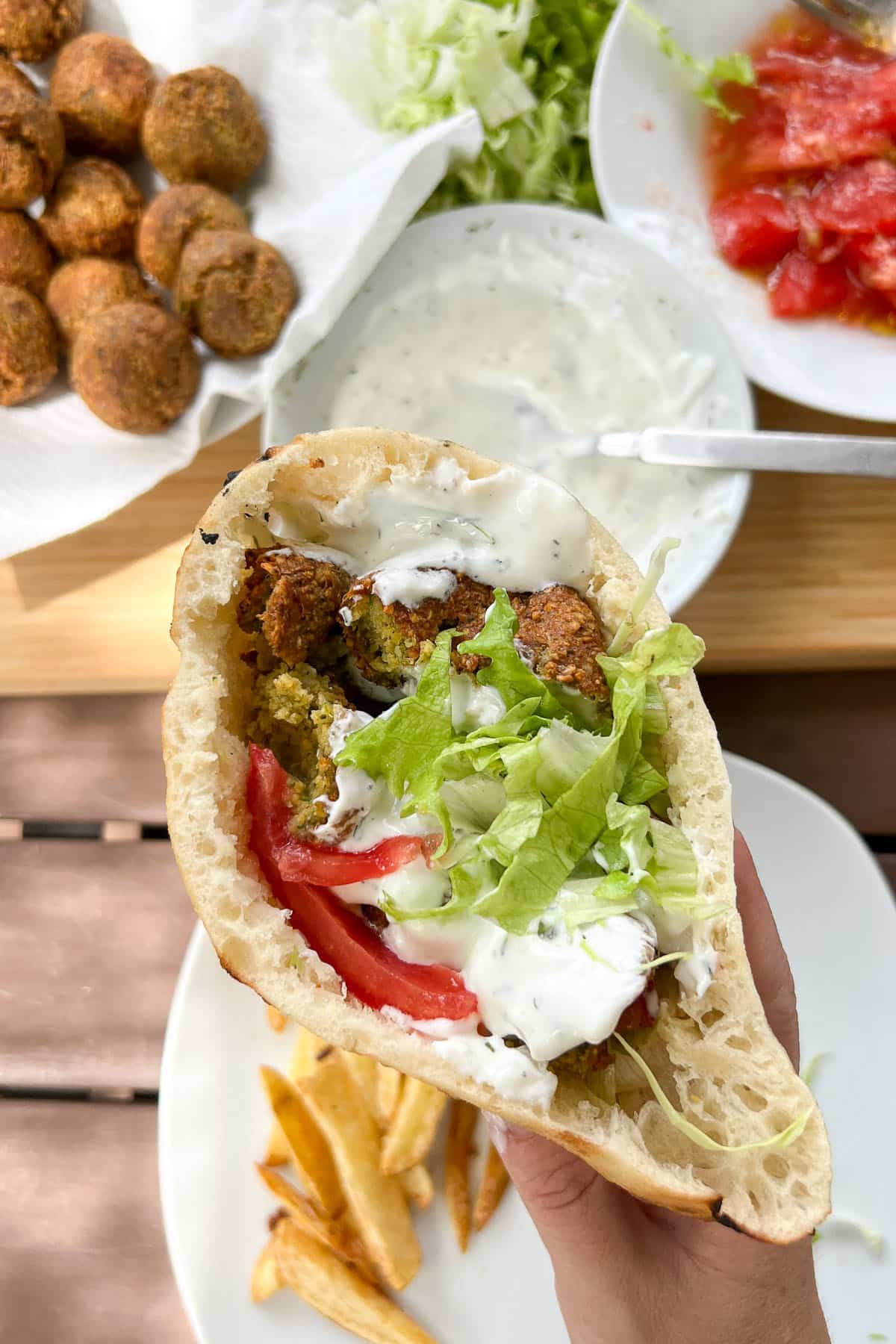 Crispy Falafel in Pita pocket