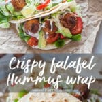 Crispy Falafel Hummus Wrap