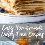 Easy Homemade Dairy-Free Crepes