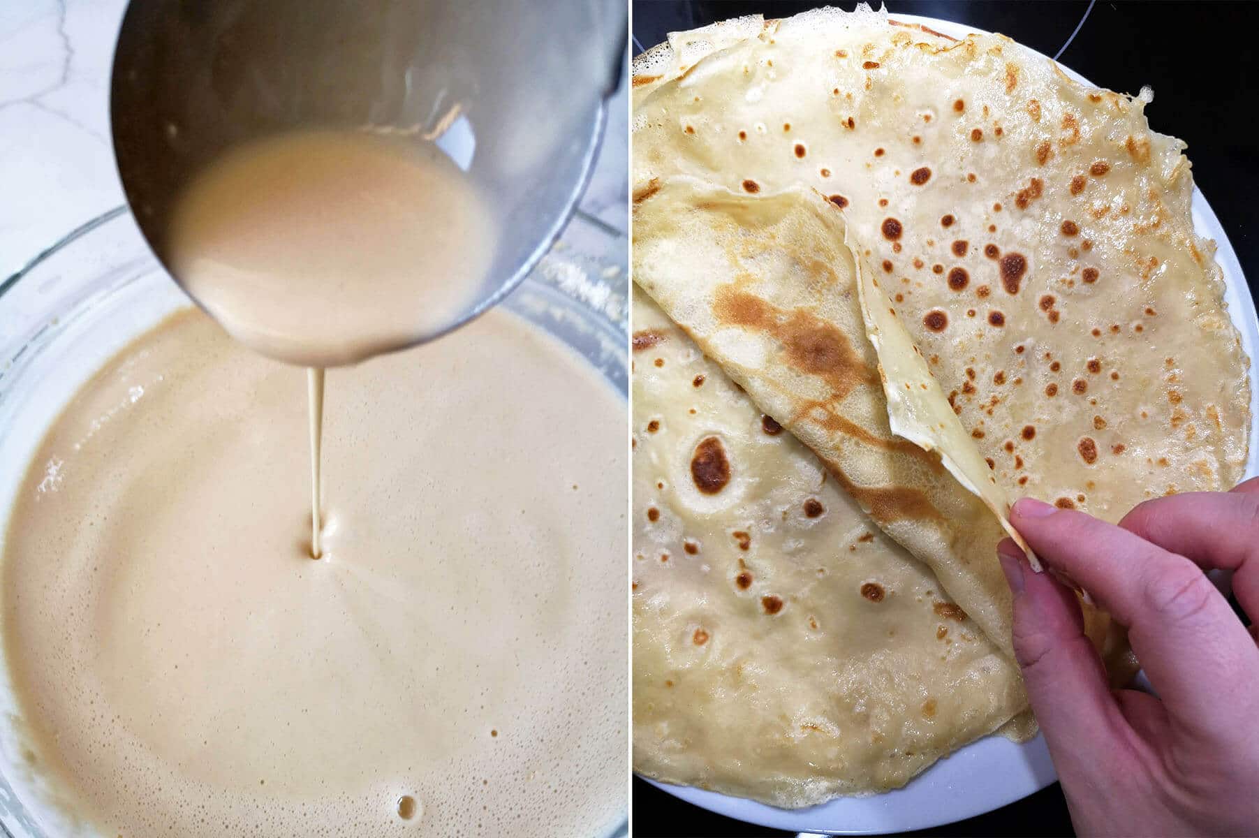 Making Easy Homemade Dairy-Free Crepes