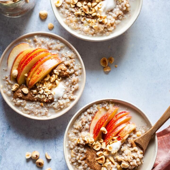 Apple Cinnamon Buckwheat Porridge