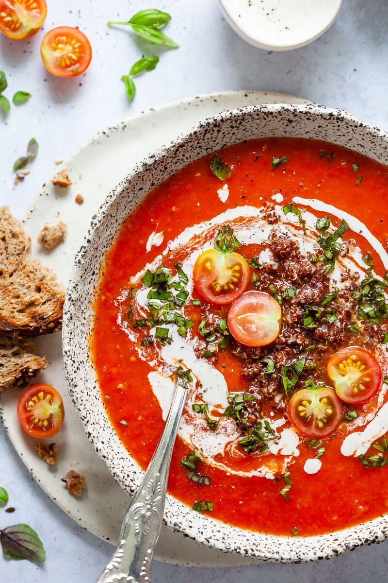 Roasted Red Peppers and Tomato Soup