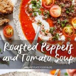 Roasted Red Peppers and Tomato Soup