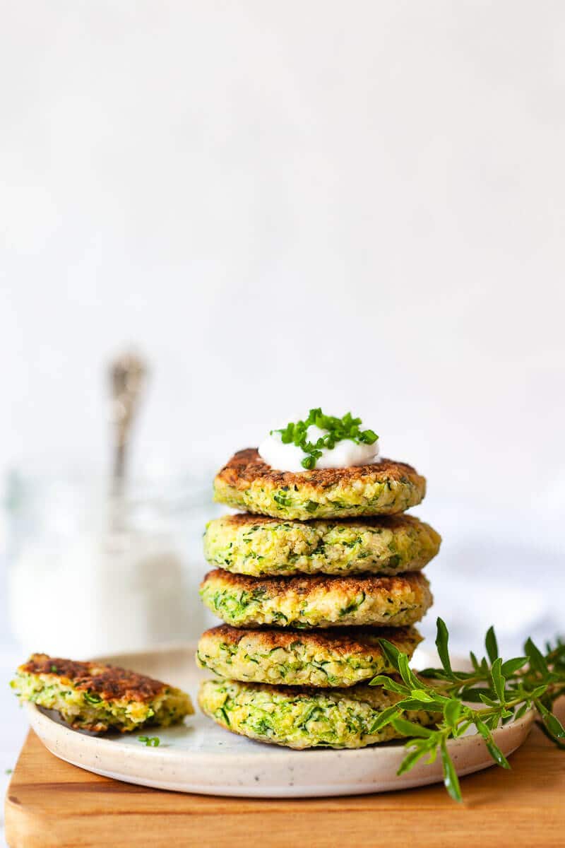 Tasty Millet Zucchini Fritters