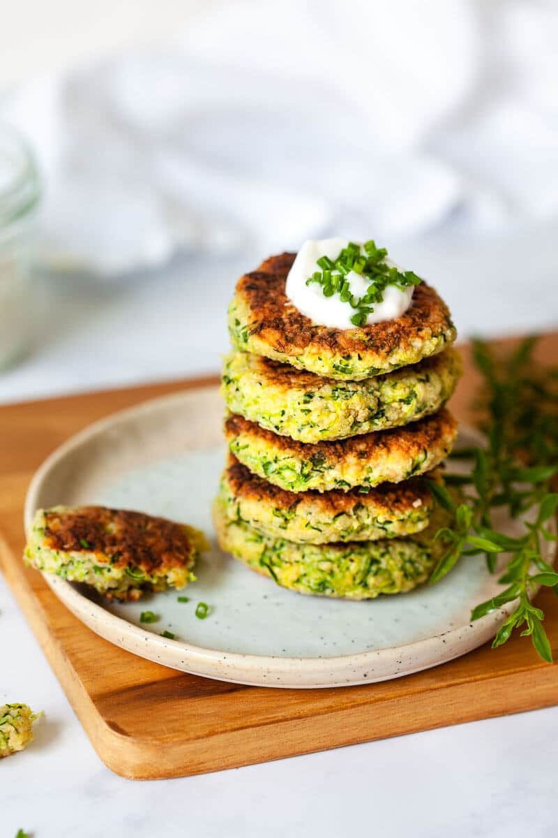 Tasty Millet Zucchini Fritters