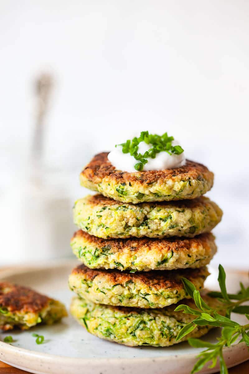 Tasty Millet Zucchini Fritters