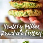 Tasty Millet Zucchini Fritters