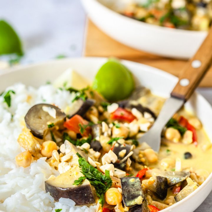Vegan Coconut Eggplant Curry