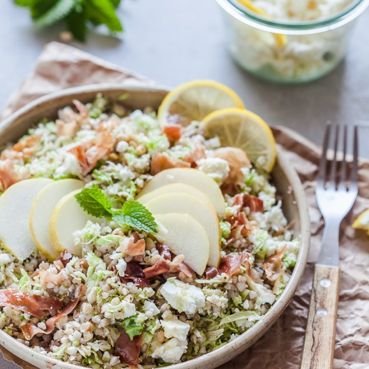 Buckwheat And Brussels Sprout Salad