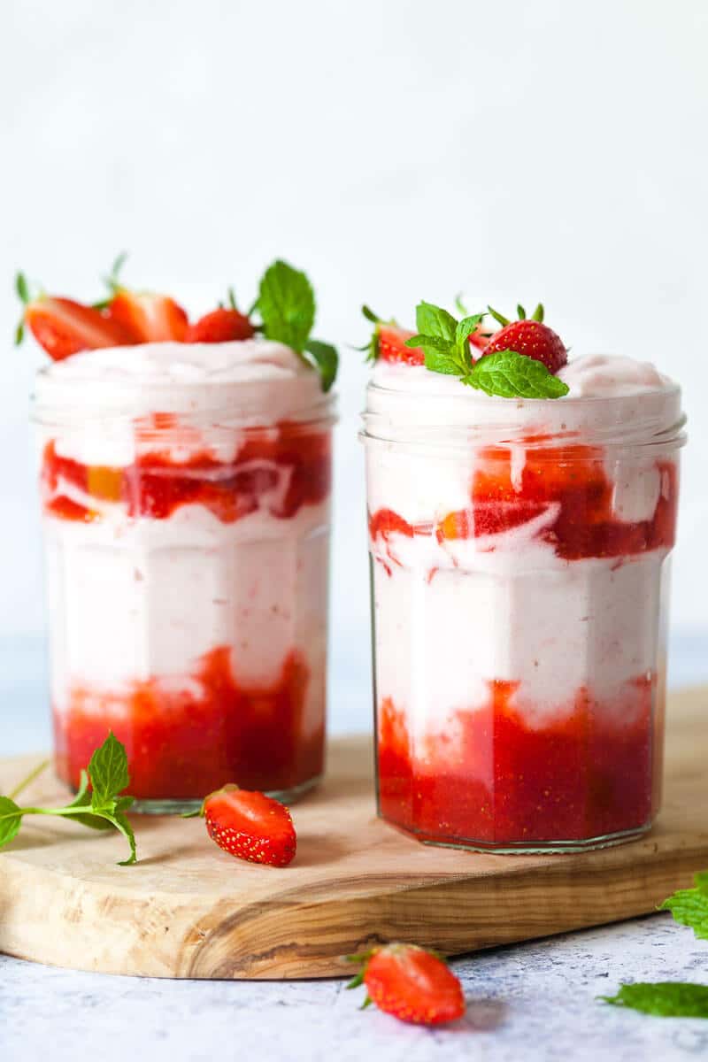Vegan Strawberry Whipped Cream