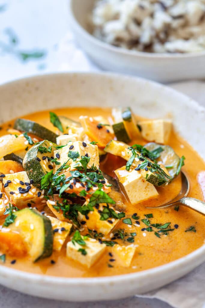 Vegan Thai Yellow Tofu Curry