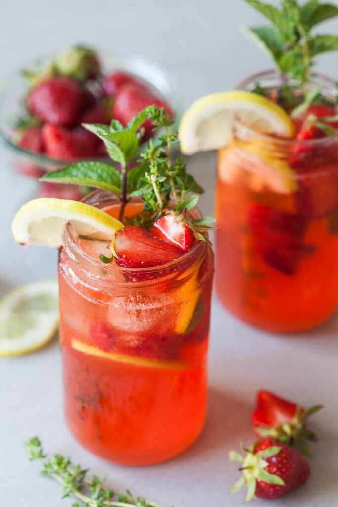 Strawberry Basil Lemonade