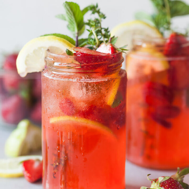 Strawberry Basil Lemonade