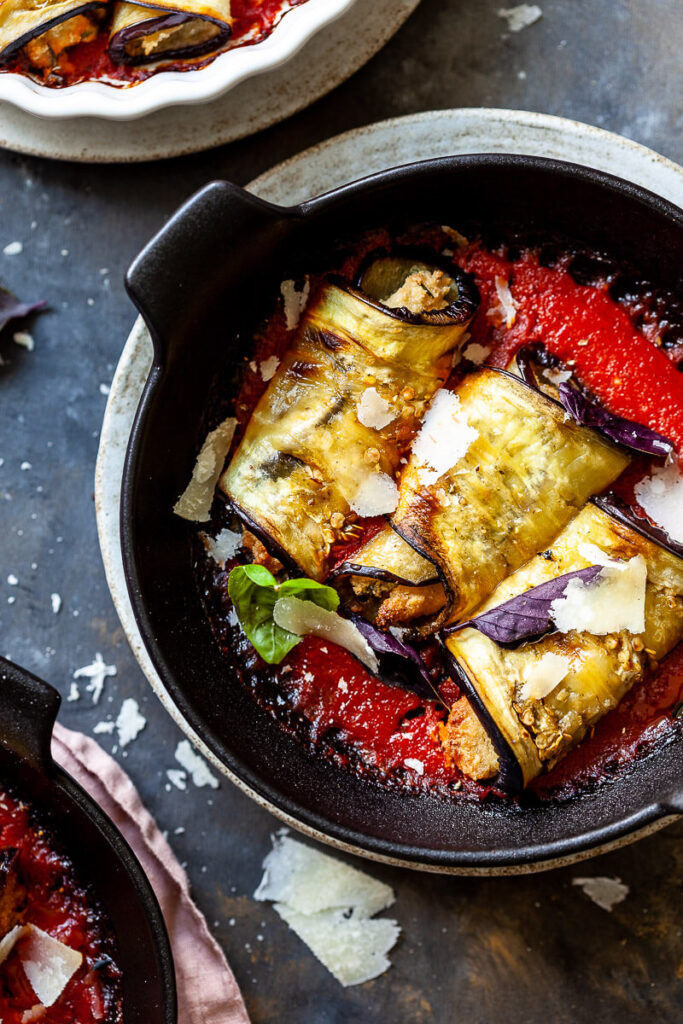 Vegan Eggplant Involtini