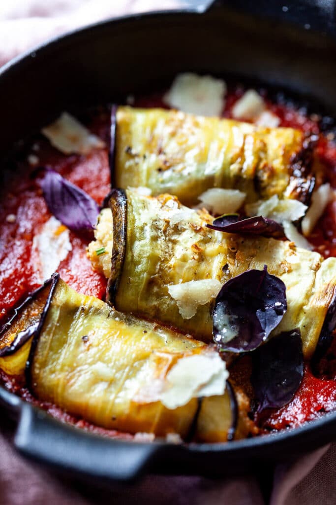 Vegan Eggplant Involtini