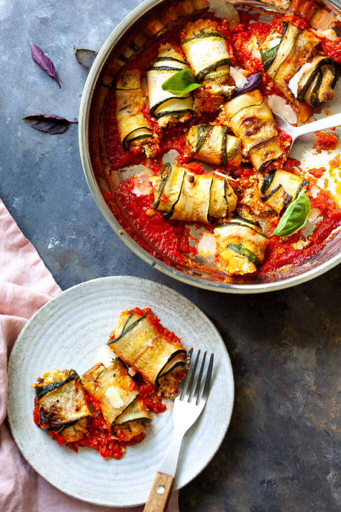 Vegan Zucchini Involtini