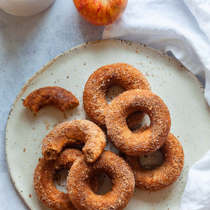 Vegan Baked Apple Cider Donuts