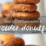 Vegan Baked Apple Cider Donuts