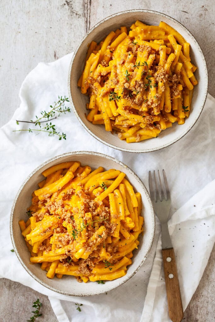 Vegan Pumpkin Mac and Cheese