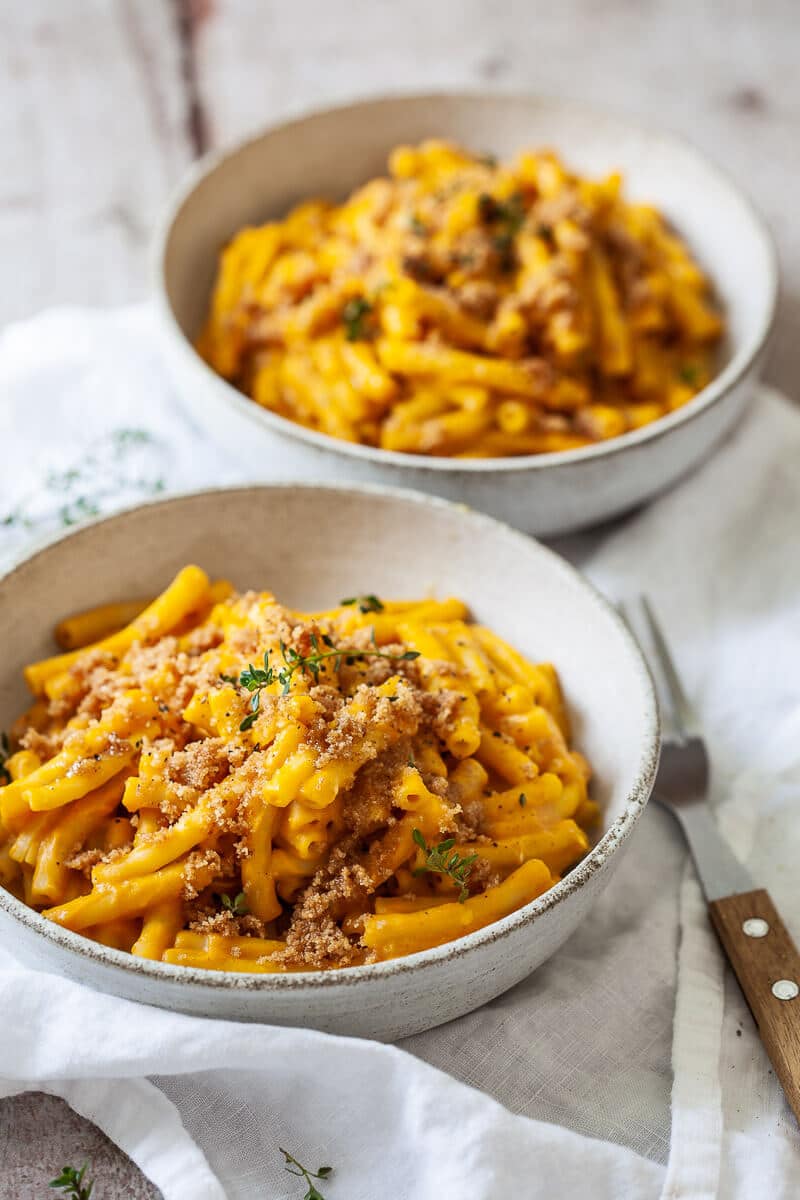 Vegan Pumpkin Mac and Cheese