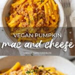 Vegan Pumpkin Mac and Cheese