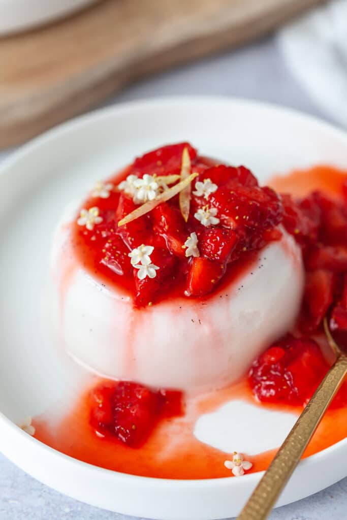 Vegan Coconut Panna Cotta