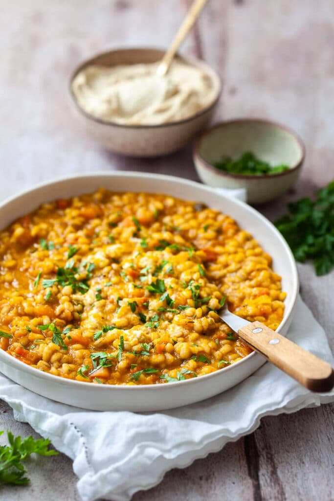 Pearl Barley and Pumpkin Risotto