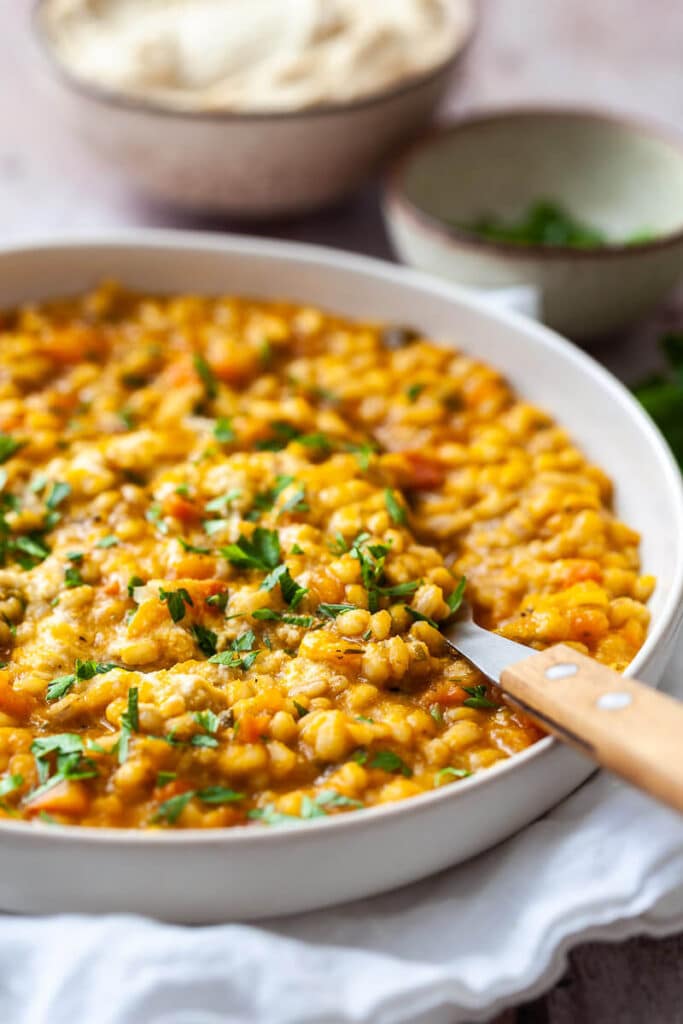 Pearl Barley and Pumpkin Risotto