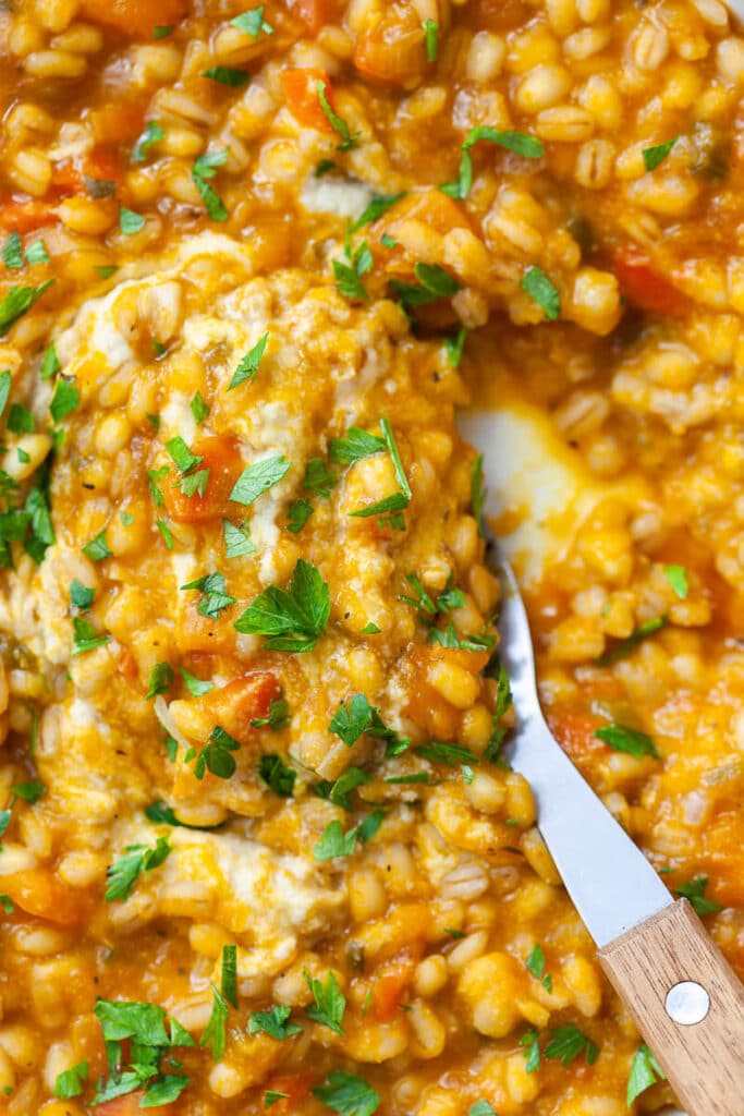 Pearl Barley and Pumpkin Risotto