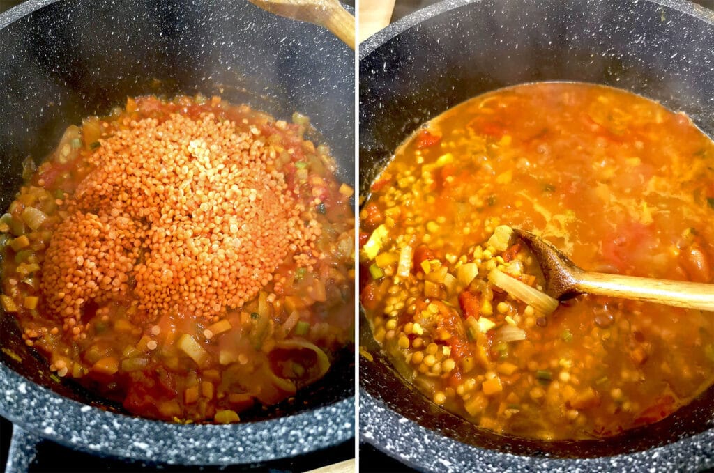 Vegan Red Lentil Curry Soup Cooking Instructions