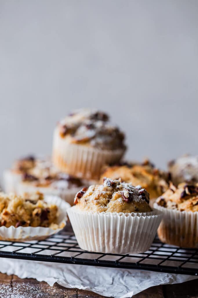 Vegan Banana Pecan Muffins