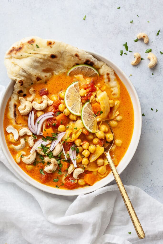 Chickpea and Tomato Coconut Curry