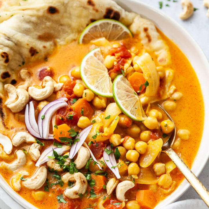 Chickpea and Tomato Coconut Curry