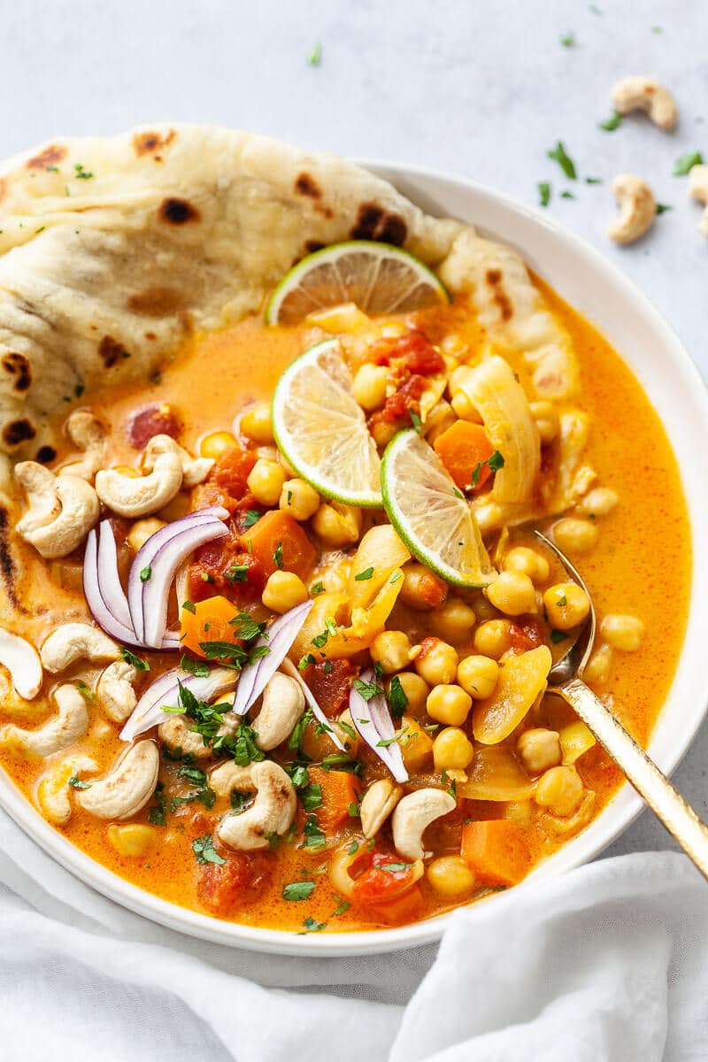 Chickpea and Tomato Coconut Curry