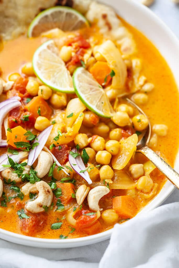 Chickpea and Tomato Coconut Curry