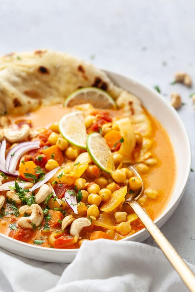 Chickpea and Tomato Coconut Curry