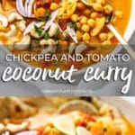 Chickpea and Tomato Coconut Curry