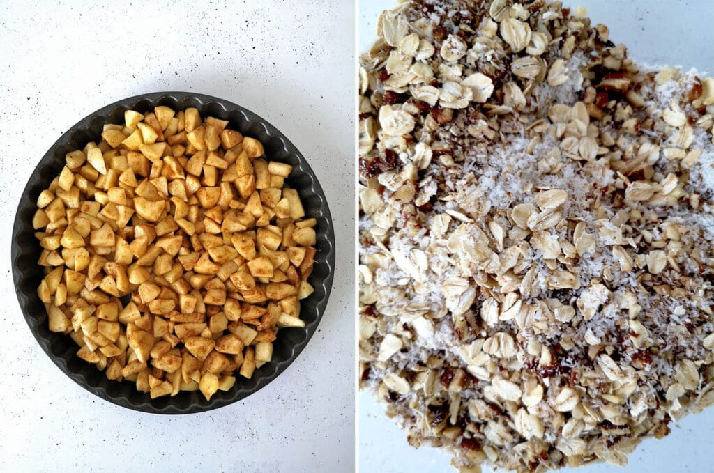 Easy Vegan Apple Crisp Ingredients