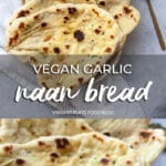 Homemade Vegan Garlic Naan Bread