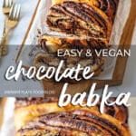 Easy Vegan Chocolate Babka