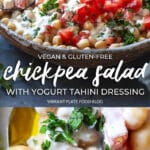 Chickpea Salad with Yogurt Dressing