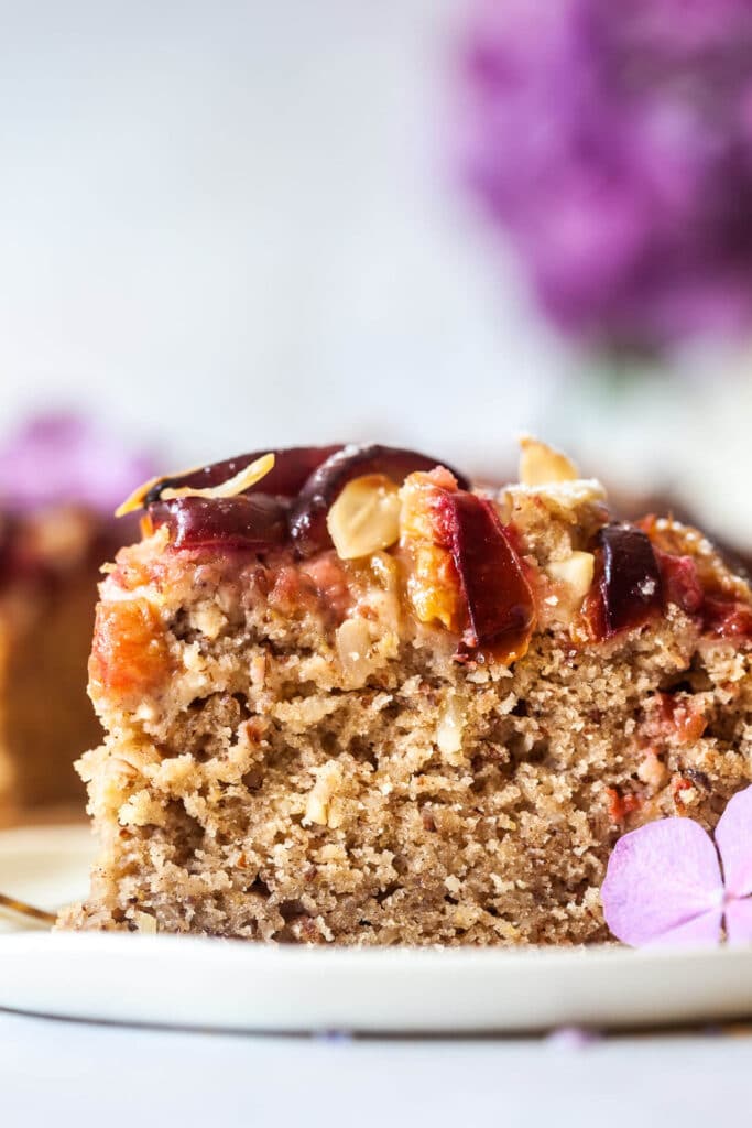 Vegan Plum and Cinnamon Cake