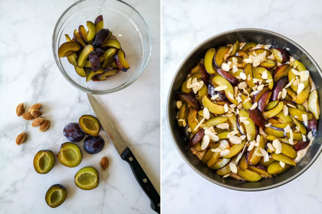 Vegan Plum and Cinnamon Cake Ingredients