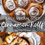 Easy Vegan Soft Cinnamon Rolls