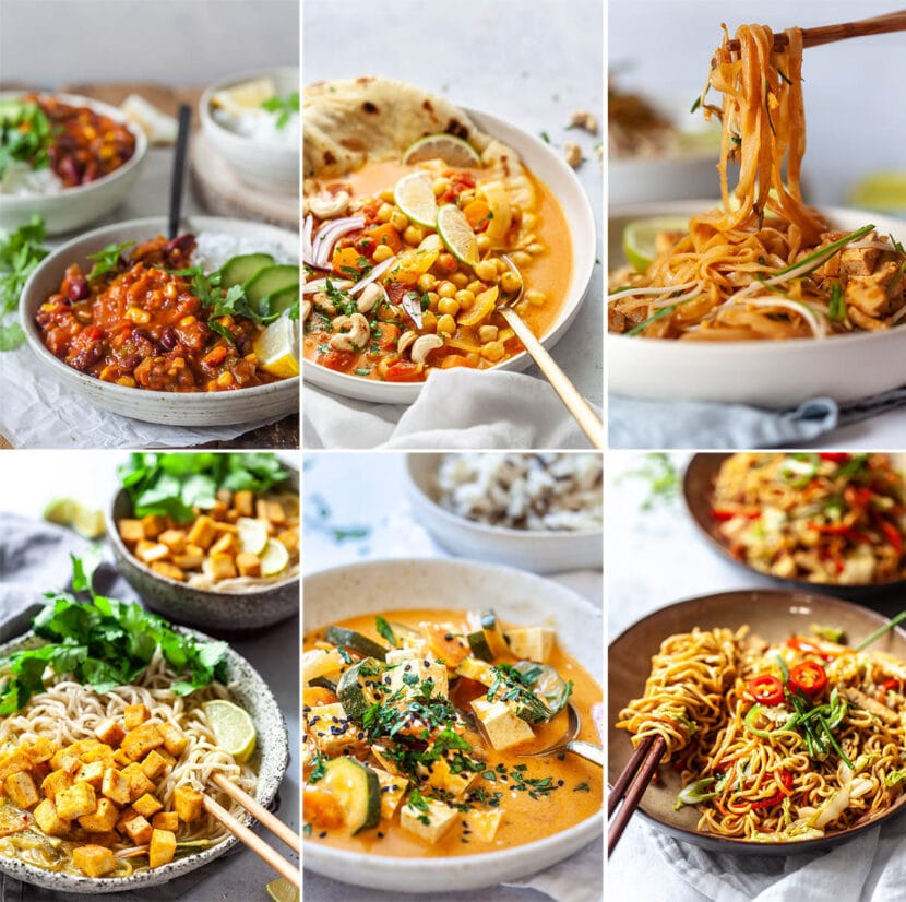 A Veganuary Dinnes Recipe Round-up