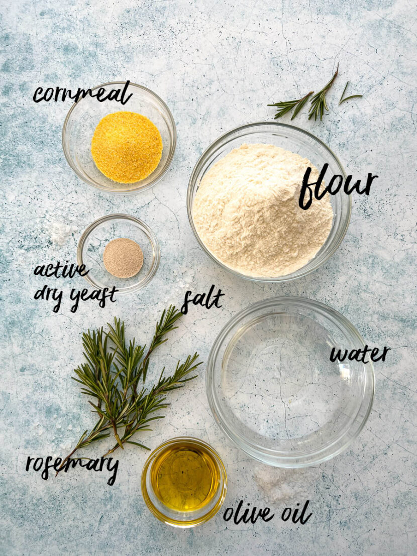 Rosemary Focaccia Bread Ingredients