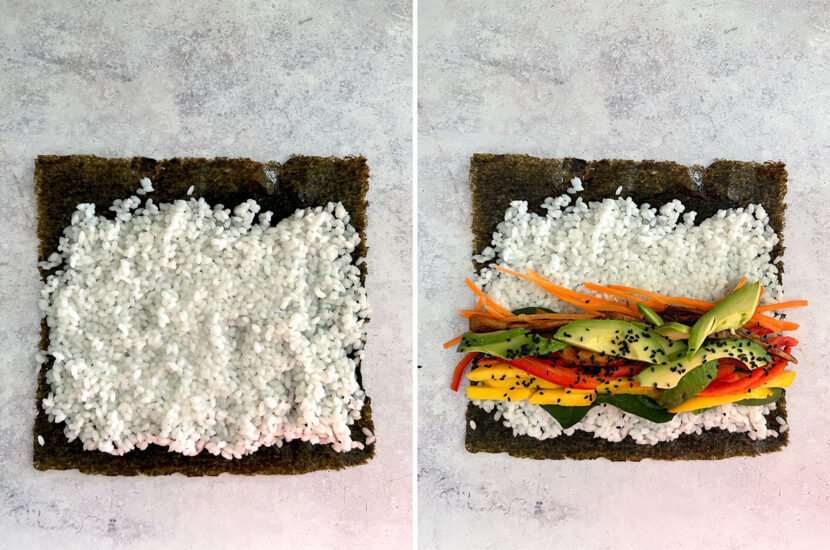 Vegan Sushi recipe instructions