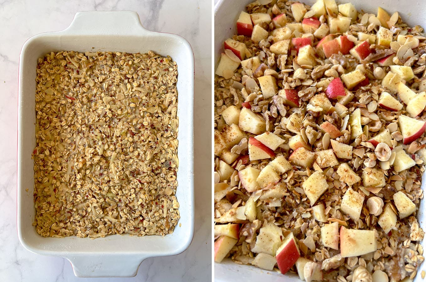 How to make Vegan Baked Oatmeal with Apples