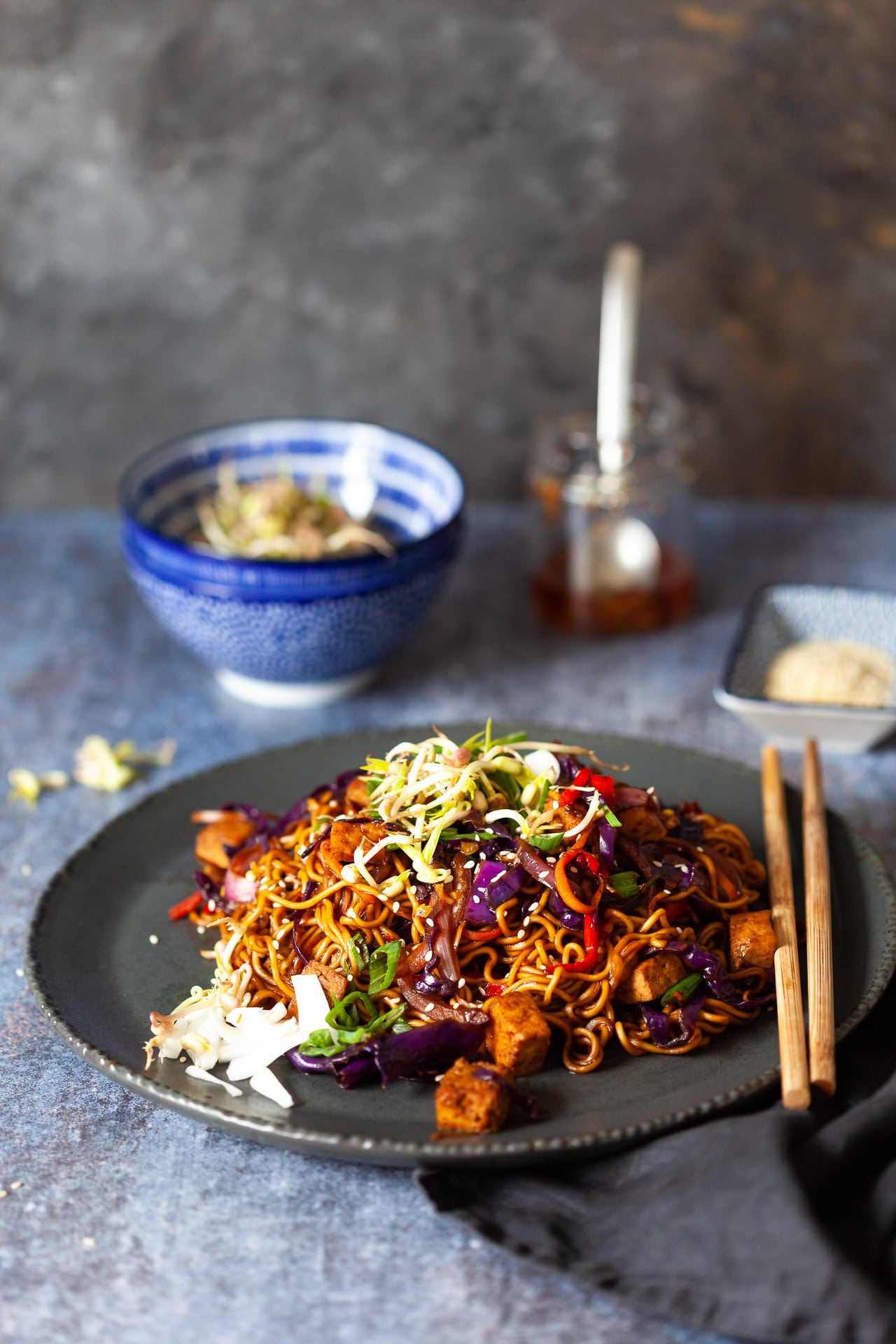 30-minutes Vegetable Tofu Lo Mein